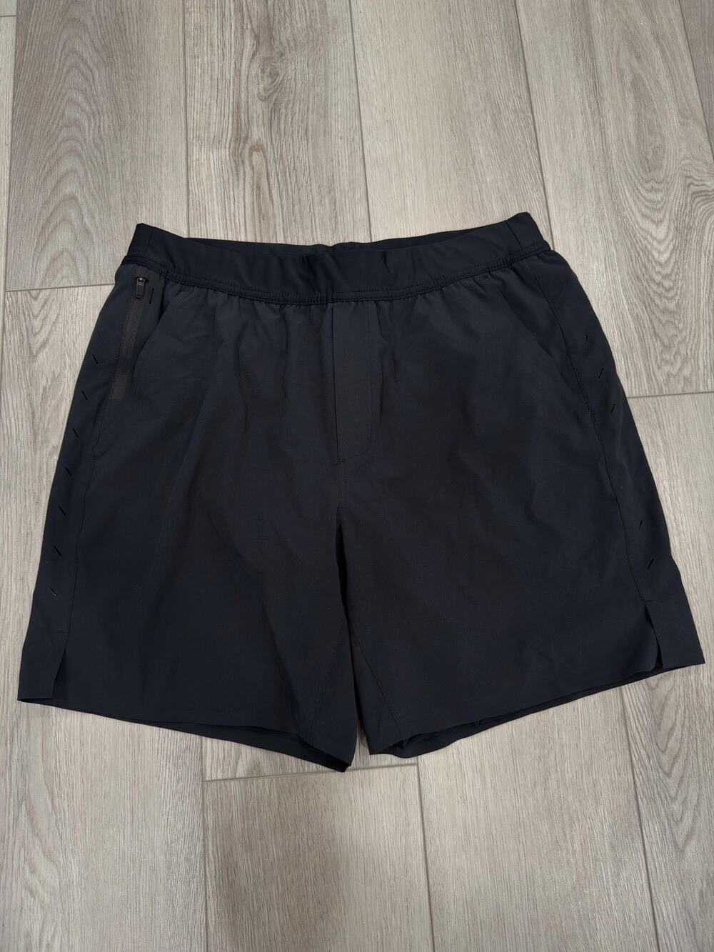 Ten Thousand Active Black 7" Interval Tactical Nylon Running Training Shorts L